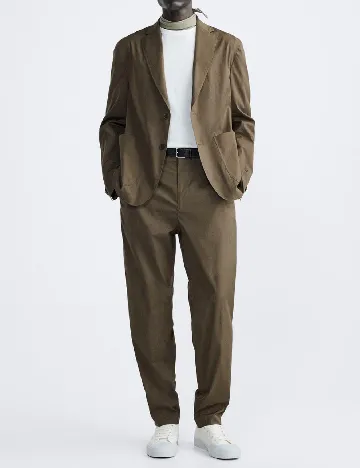 Sacou Zara, kaki Verde