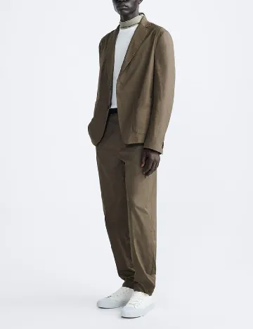 Sacou Zara, kaki Verde