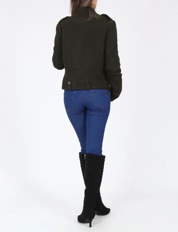 Jacheta Bershka, verde Verde