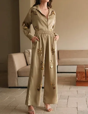 Compleu SHEIN, bej Crem