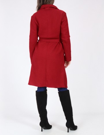 Palton Bershka, rosu