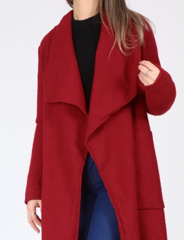 Palton Bershka, rosu