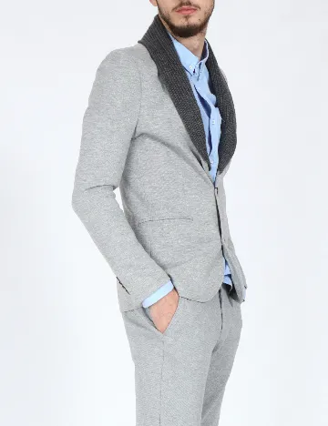 Sacou Bershka, gri Gri