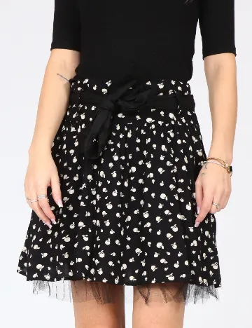 Fusta Zara, negru Negru