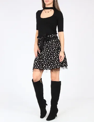 Fusta Zara, negru Negru