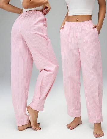 Pantaloni SHEIN, roz