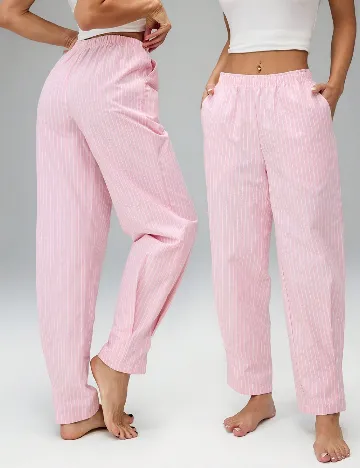 Pantaloni SHEIN, roz Roz