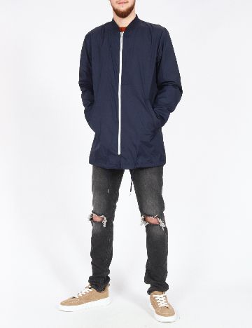 Jacheta Pull&Bear, bleumarin