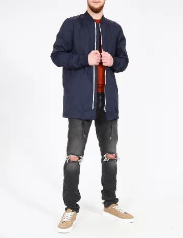 Jacheta Pull&Bear, bleumarin Albastru