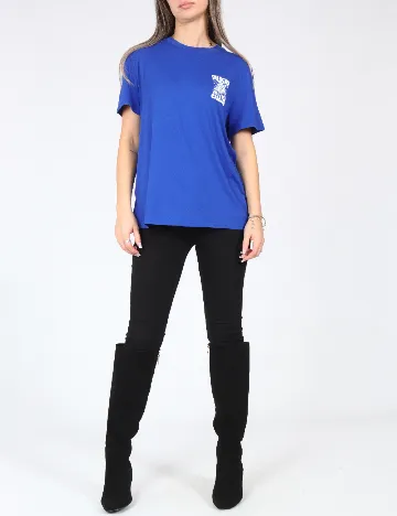 Tricou SHEIN, albastru Albastru