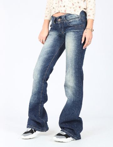 Blugi Bershka, albastru