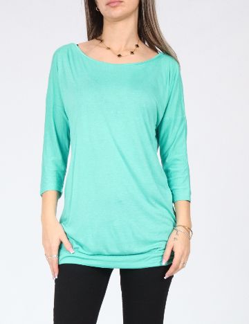 Bluza Pull&Bear, turcoaz