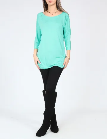 Bluza Pull&Bear, turcoaz Verde