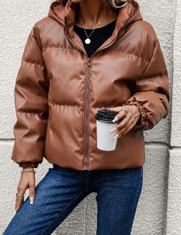 Geaca Emery Rose, maro Maro