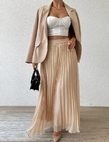 Compleu SHEIN, crem Crem