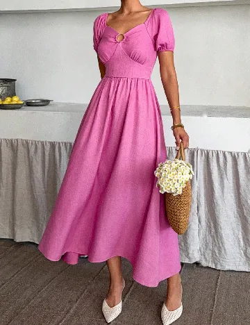 Rochie lunga SHEIN, roz Roz