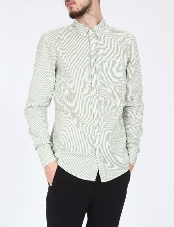 Camasa Pull&Bear, verde
