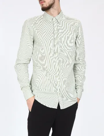 Camasa Pull&Bear, verde Verde