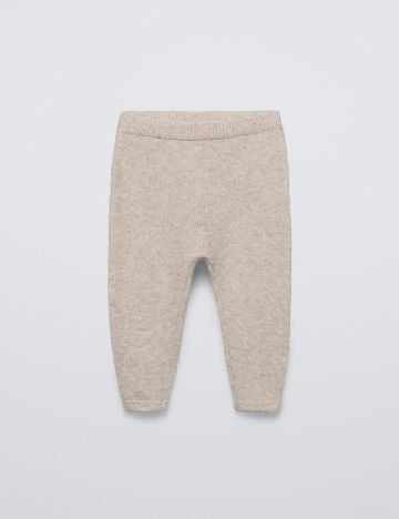 Pantaloni Zara, crem