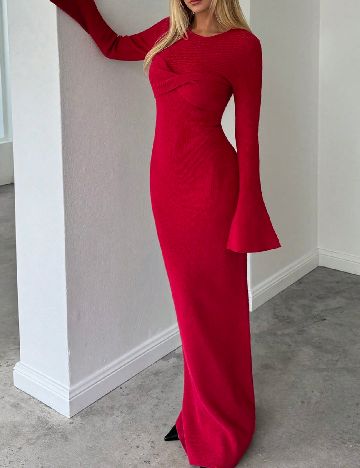 Rochie lunga SHEIN, rosu