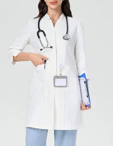 Halat SHEIN, alb Alb