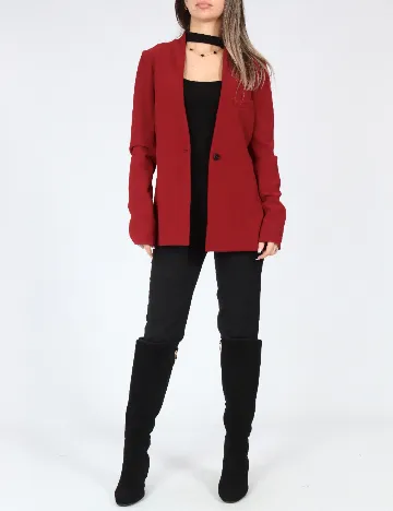 Sacou Zara, rosu Rosu