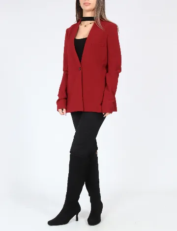 Sacou Zara, rosu Rosu