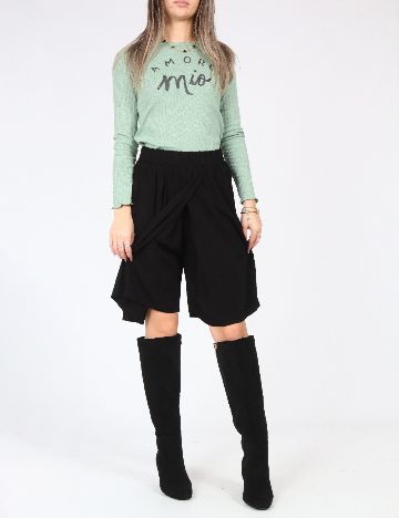 Pantaloni scurti Zara, negru