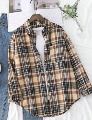 Camasa SHEIN, mix culori