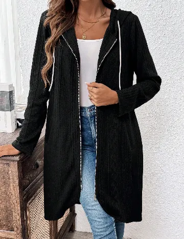 Hanorac SHEIN, negru Negru