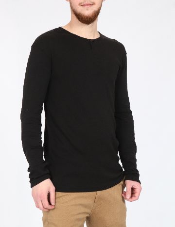Bluza Pull&Bear, negru