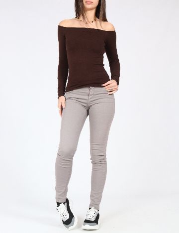 Pantaloni Pull&Bear, gri