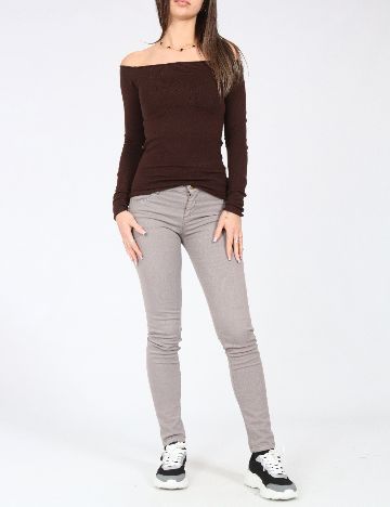 Pantaloni Pull&Bear, gri