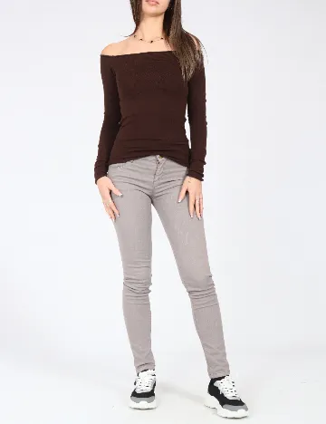 Pantaloni Pull&Bear, gri Gri