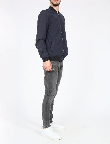 Jacheta Pull&Bear, bleumarin