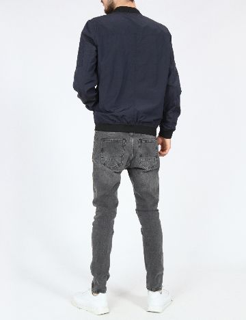 Jacheta Pull&Bear, bleumarin