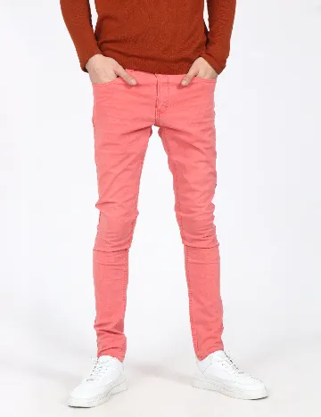 Blugi Pull&Bear, roz Roz