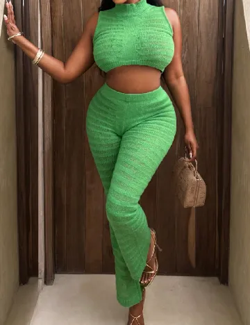 Compleu SHEIN, verde Verde