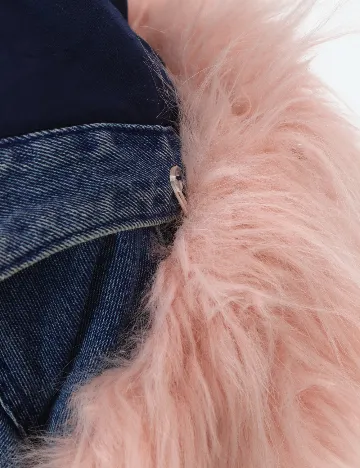 Geaca Bershka, albastru Albastru