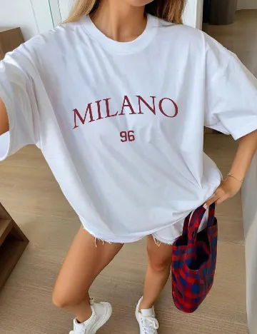 Tricou SHEIN, alb Alb