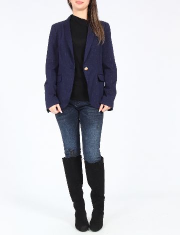 Sacou Zara, bleumarin