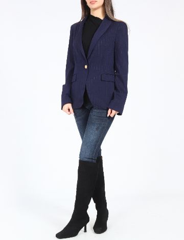 Sacou Zara, bleumarin