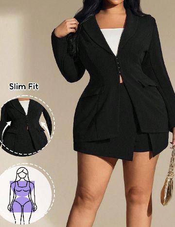 Compleu SHEIN CURVE, negru