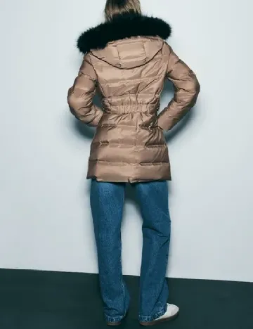 Geaca Zara, bej Crem