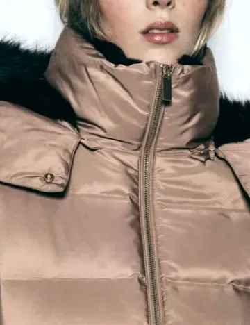 Geaca Zara, bej Crem