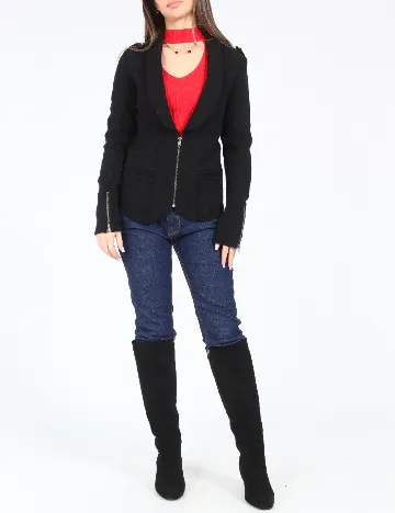 Jacheta Zara, negru Negru