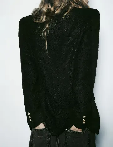 Sacou Zara, negru Negru