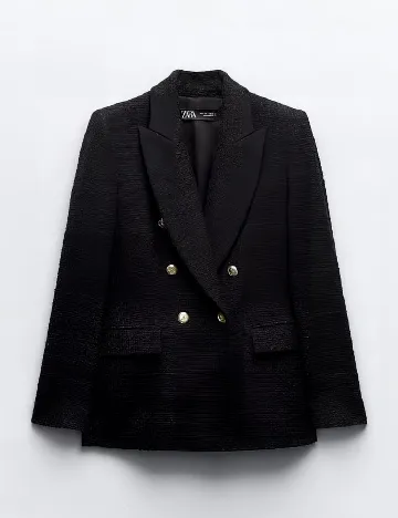 Sacou Zara, negru Negru