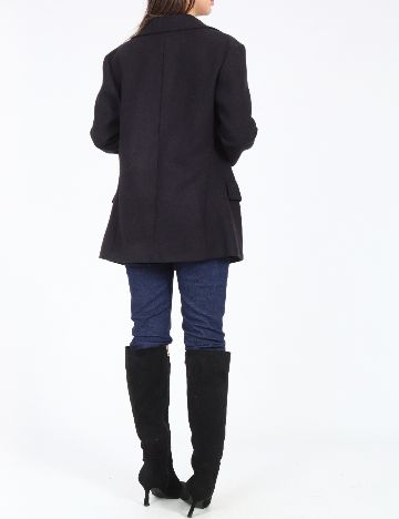 Palton Zara, bleumarin