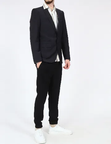 Sacou Zara, bleumarin Albastru